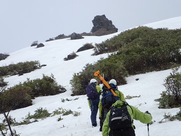 那須岳における雪崩災害調査